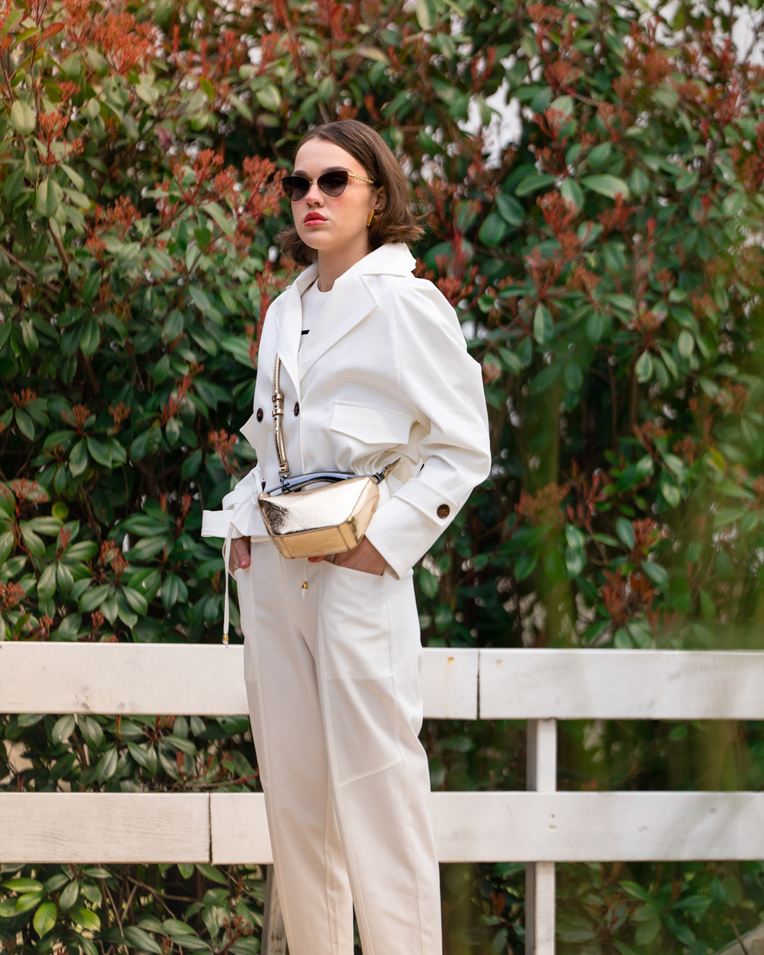 Beli Lastikli Kemerli Pantolon