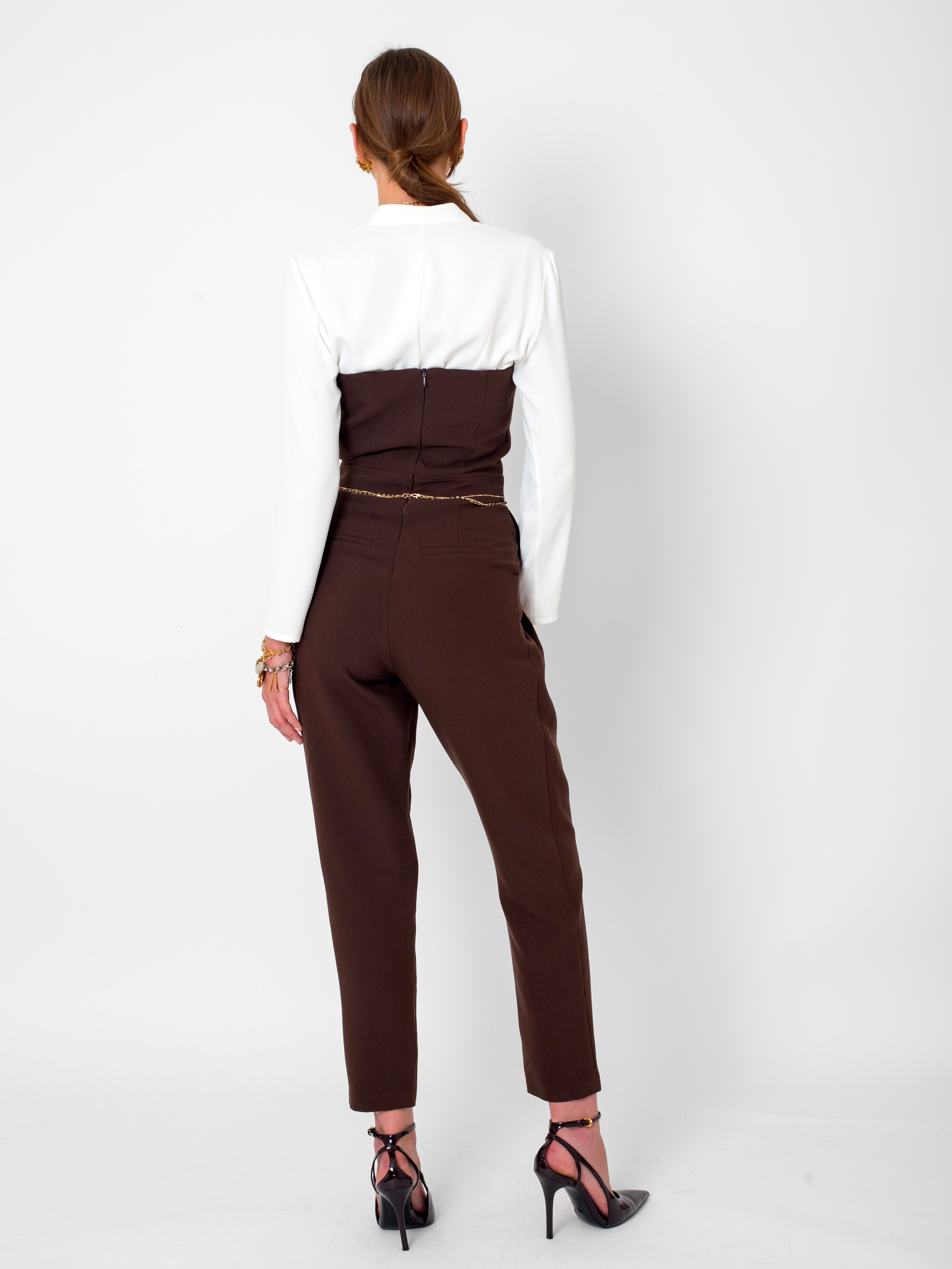 Straplez Detaylı Cepli Tulum