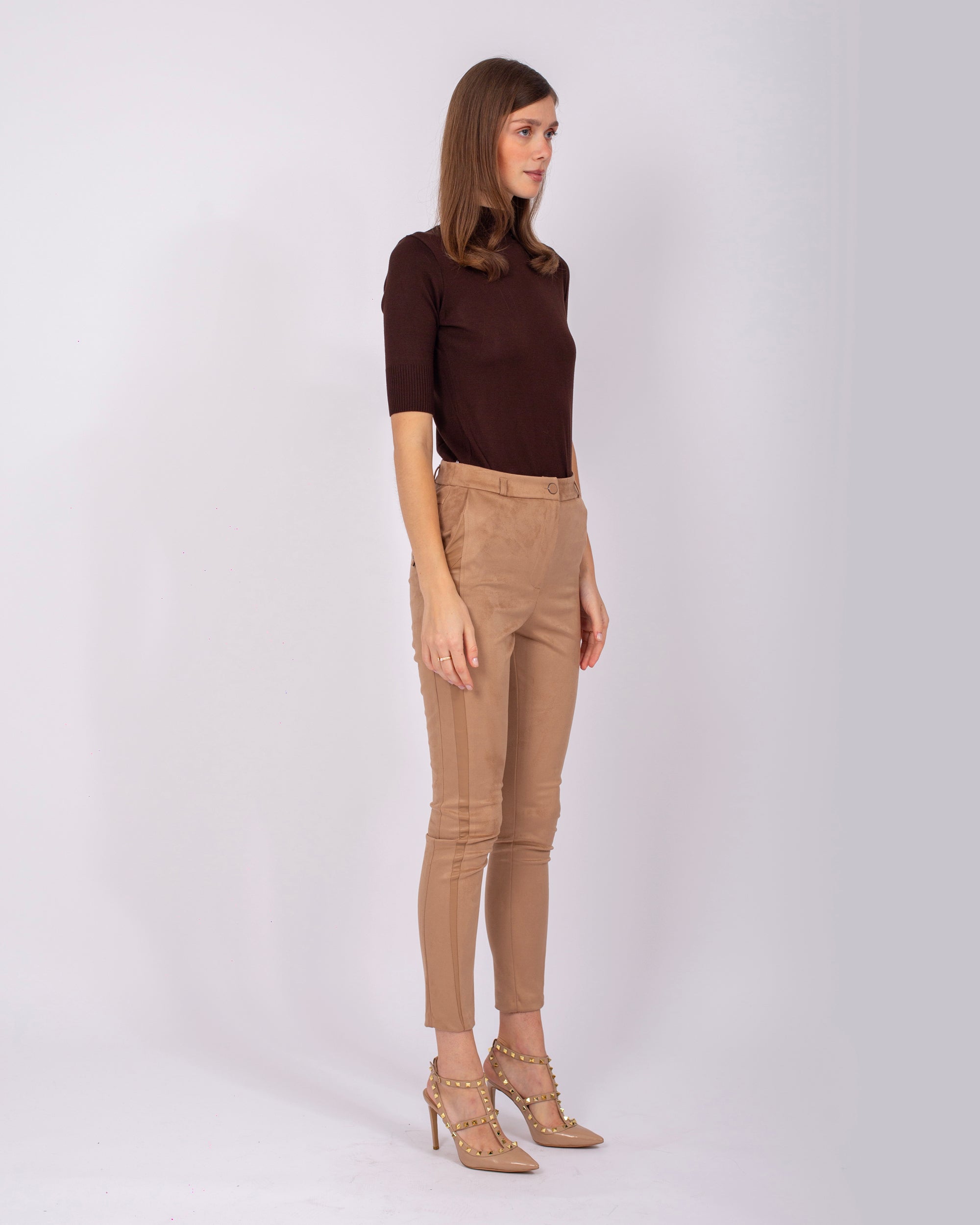 Yarım Boğaz Triko Kazak