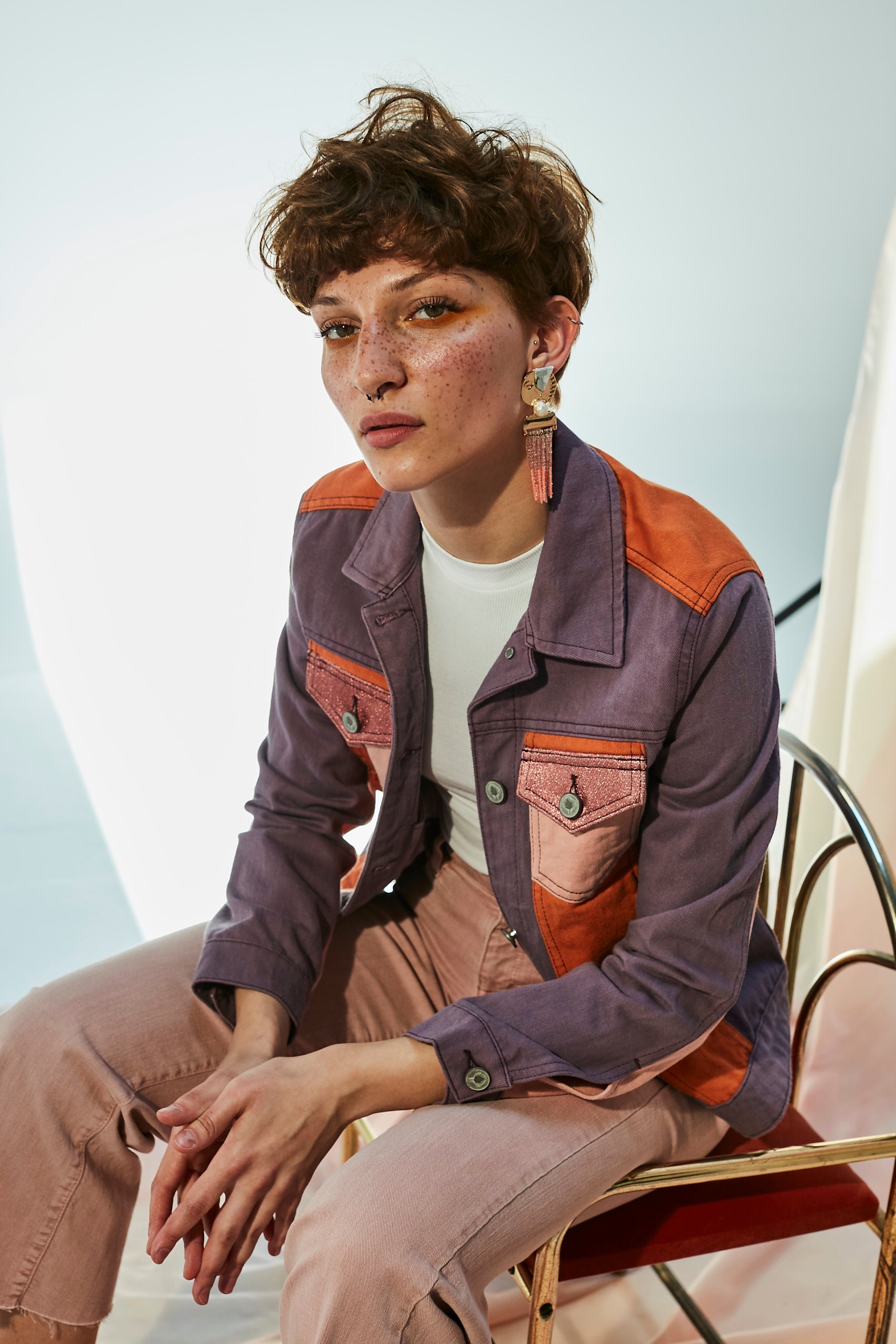 Cep Detaylı Kısa Ceket