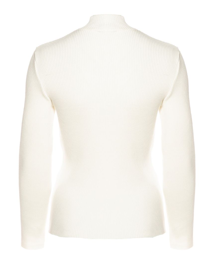 Safari Yarım Boğaz Fermuarlı Triko Kazak