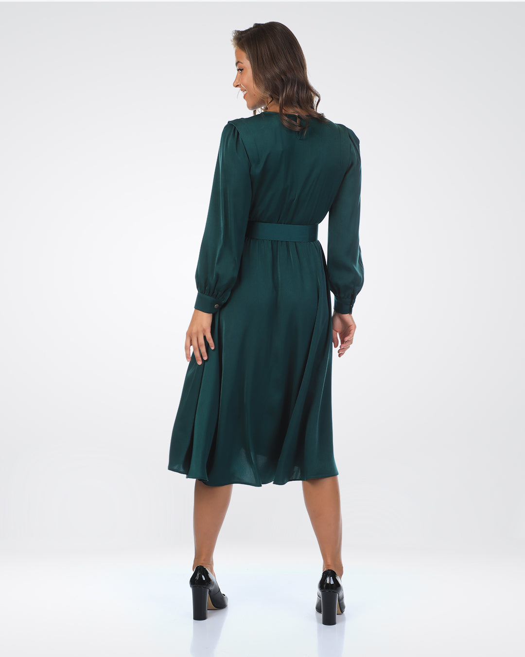 Romantic Grup Saten Elbise