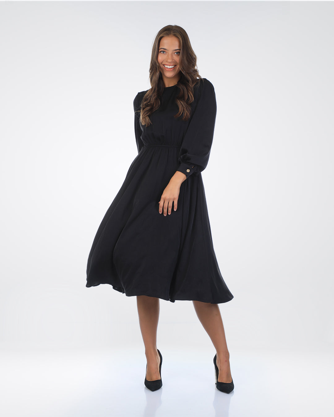 Romantic Grup Saten Elbise