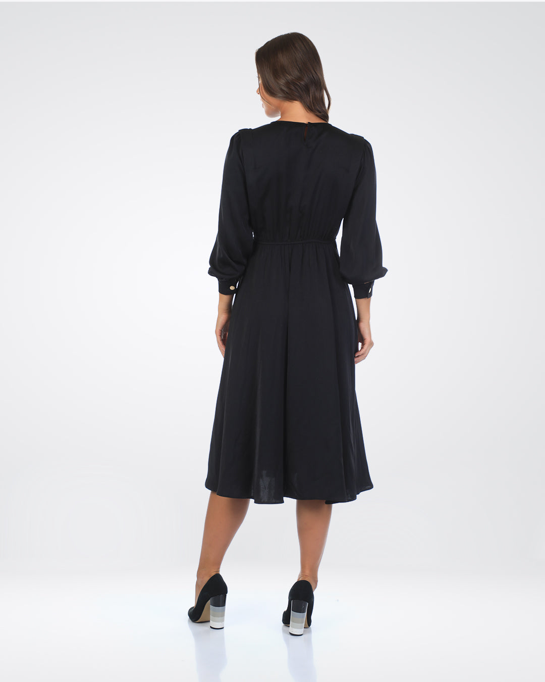 Romantic Grup Saten Elbise