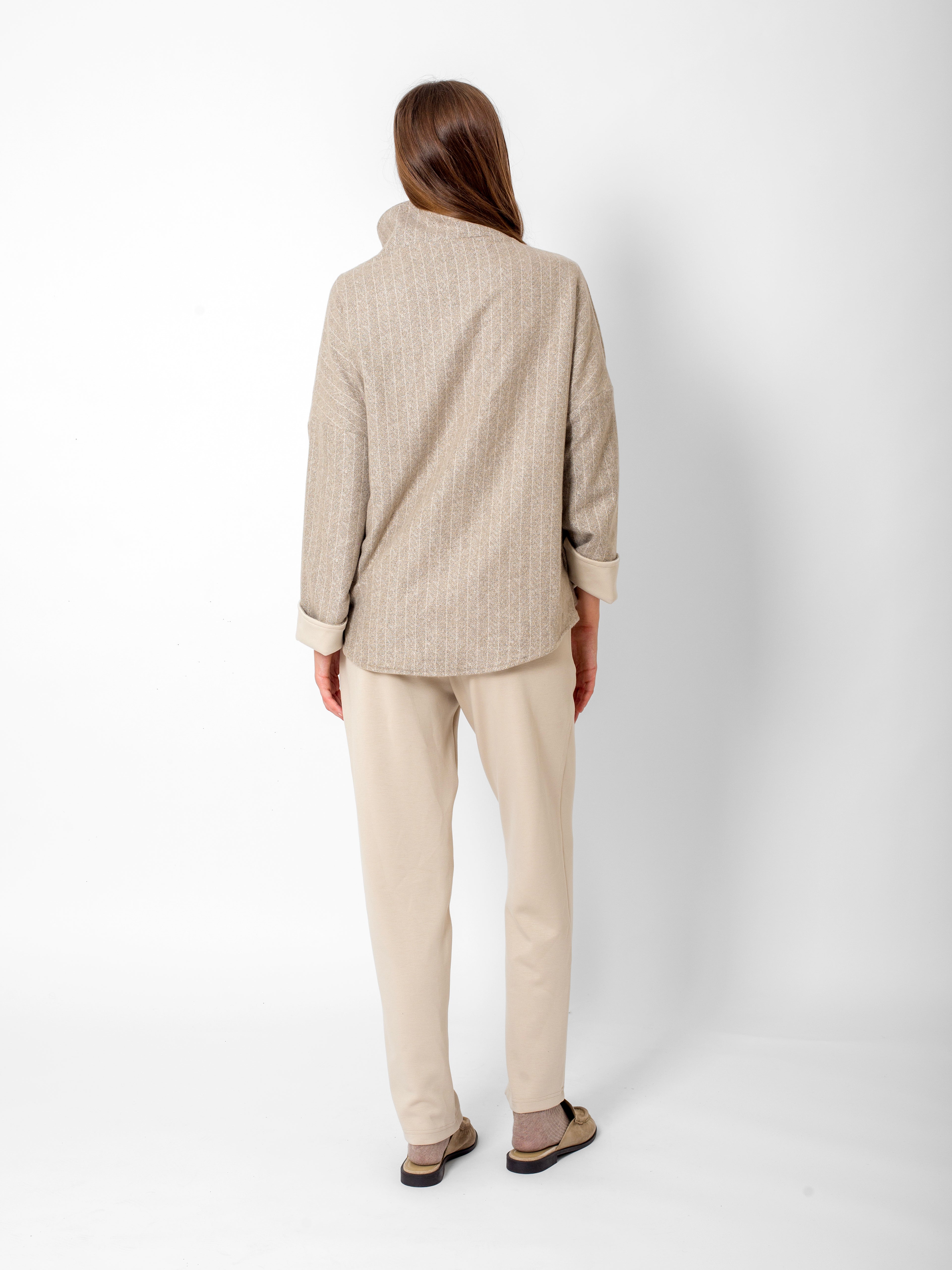 Önü Çıtçıtlı, Çift Taraflı Mont-TShirt-Beli Lastikli Eşofman Takım