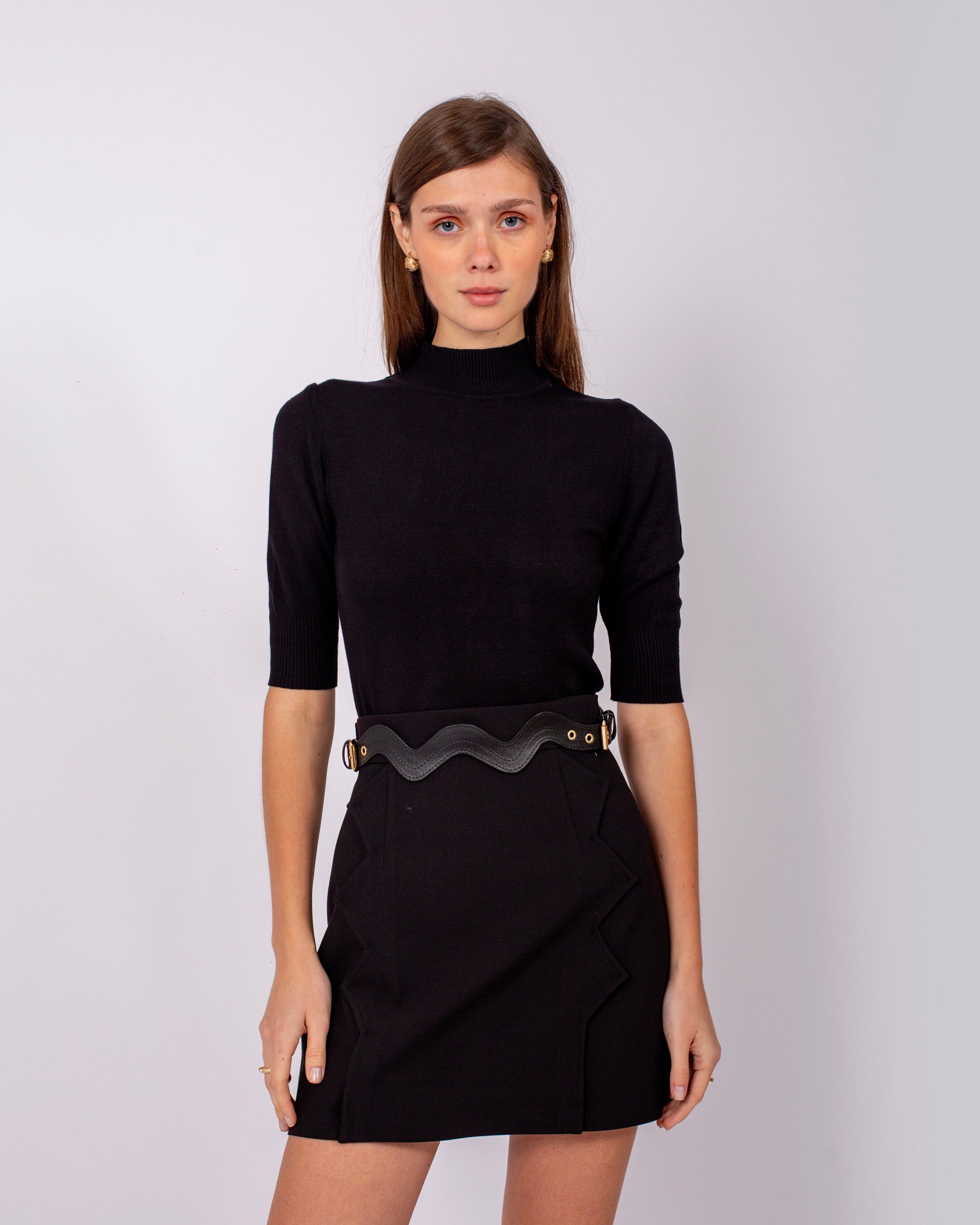 Yarım Boğaz Triko Kazak