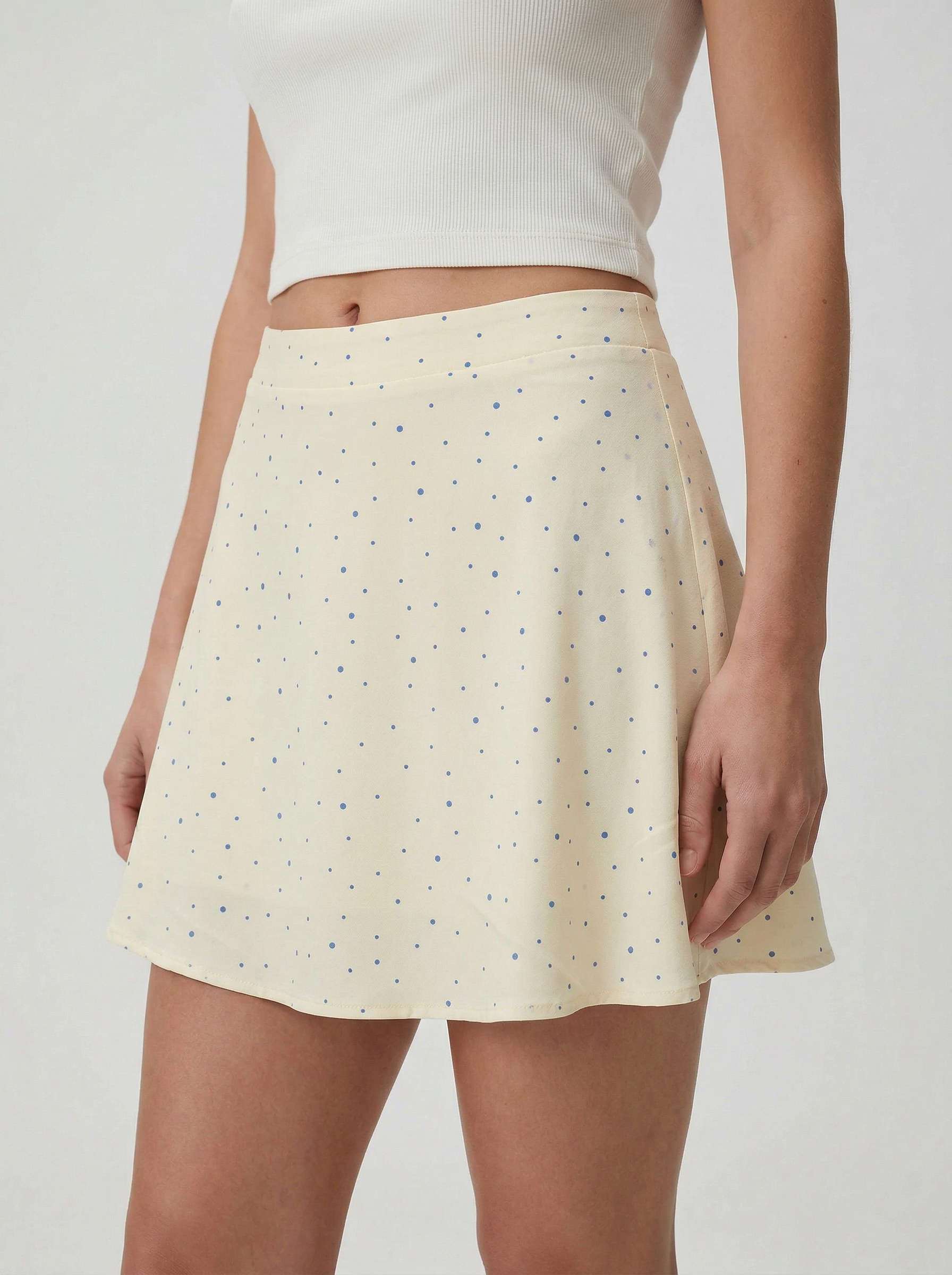 Serpme Taş İşlemeli Kısa Etek