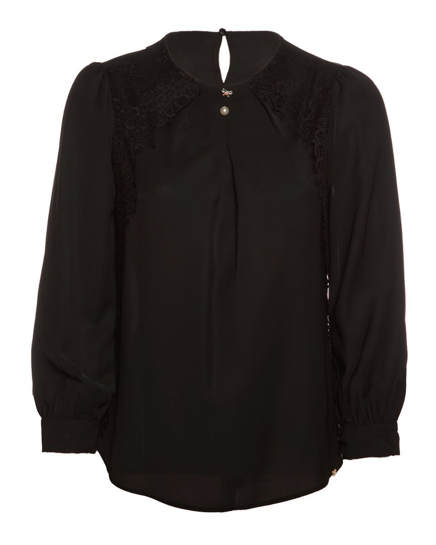 Dantel Detay Bluz