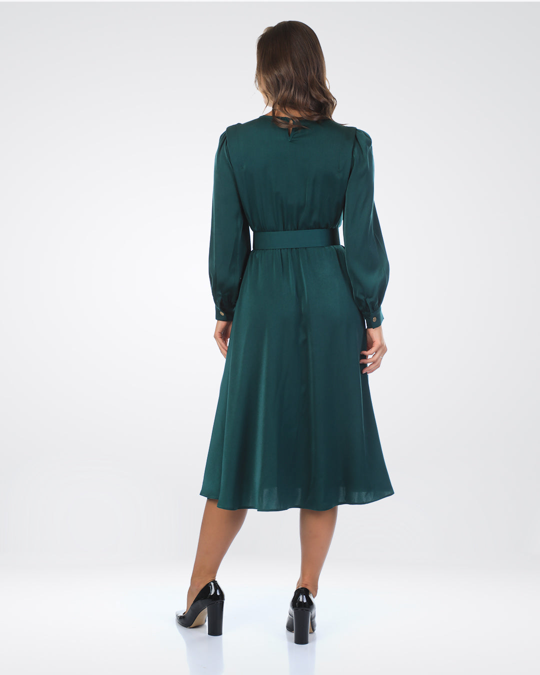 Romantic Grup Saten Elbise